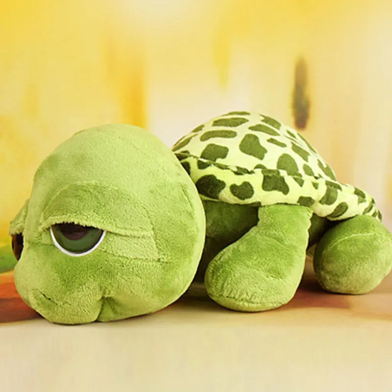 Cute Super Green Big Eyes Stuffed Tortoise Turtle Animal Plush Baby Toy Kids Gifts