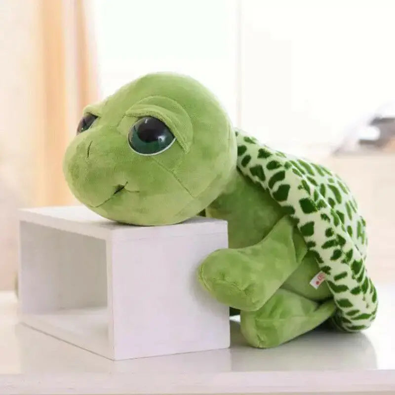 Cute Super Green Big Eyes Stuffed Tortoise Turtle Animal Plush Baby Toy Kids Gifts