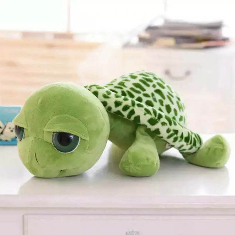 Cute Super Green Big Eyes Stuffed Tortoise Turtle Animal Plush Baby Toy Kids Gifts